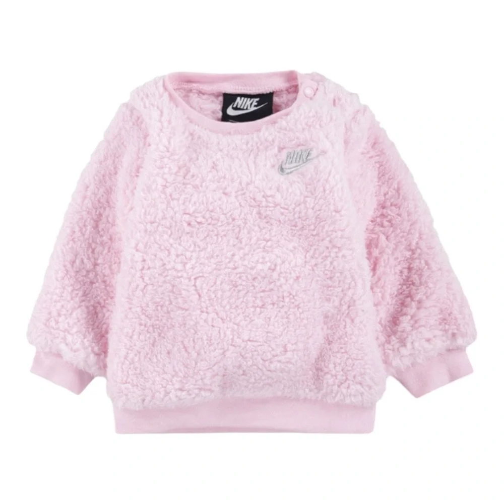 NWOT - Nike Kids Pink Fleece Sweatshirt